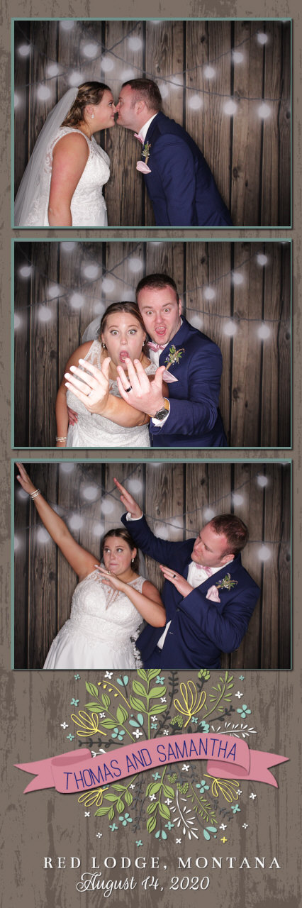 Sammy and Thomas Wedding | View more photos from the event at gallery.photoboothbillings.com/u/PhotoBoothBillings/Sammy-and-Thomas-Wedding